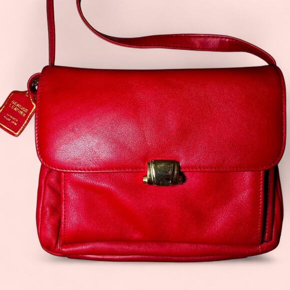 Vintage red leather purse naturalizer - Picture 2 of 7